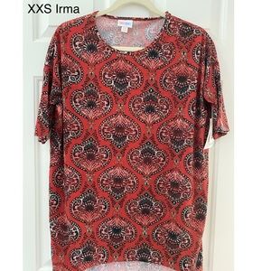 XXS LuLaRoe Irma Tunic top